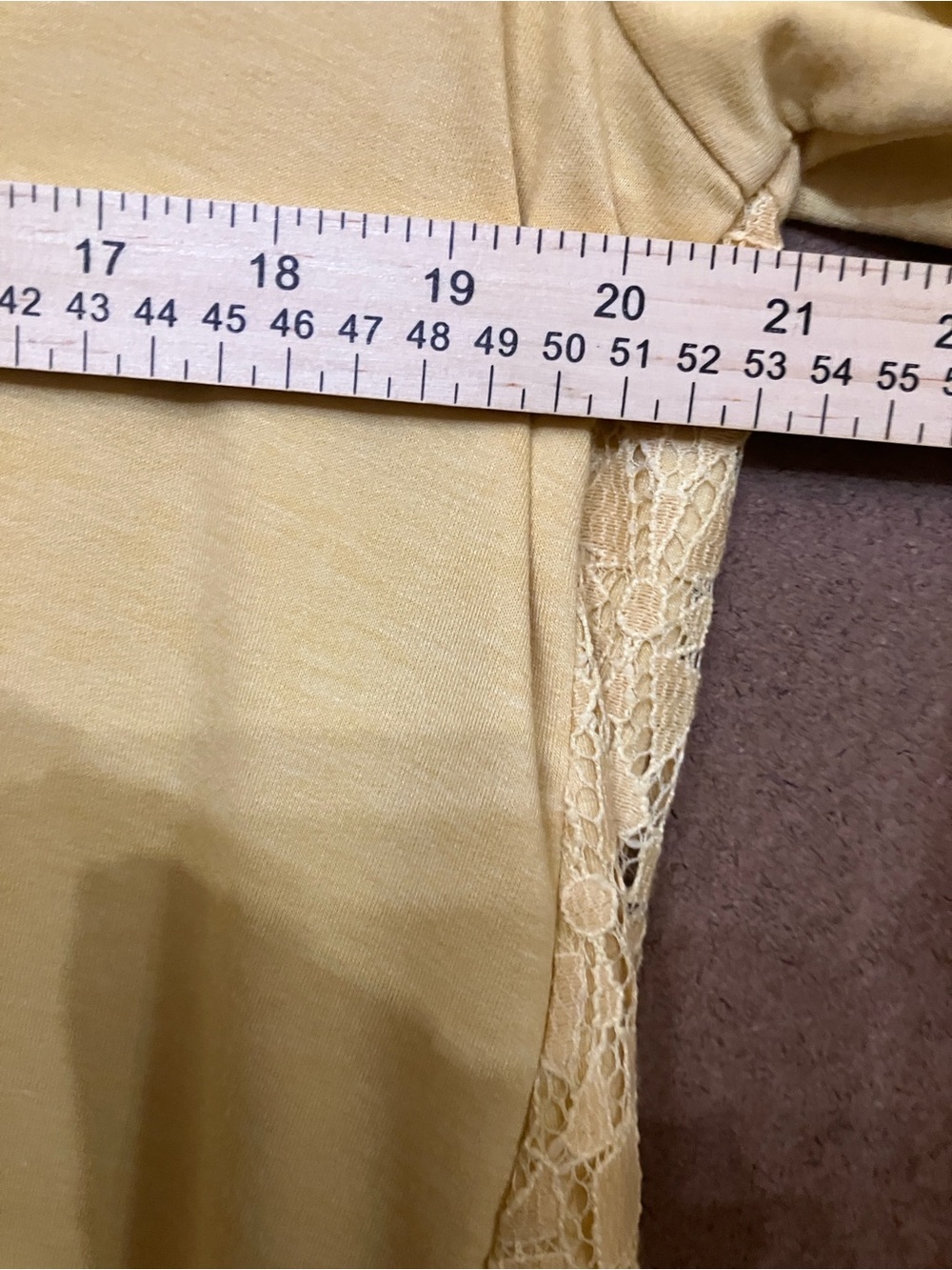 Logo Lounge Lace Panel Zip Top - Yellow - Picture 7 of 11